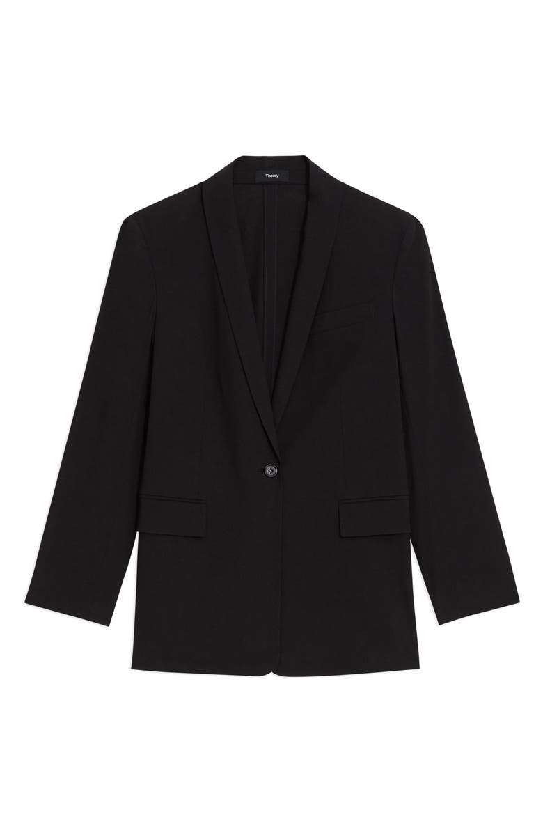 Theory Good Shawl Collar Linen Blend Blazer | Nordstrom