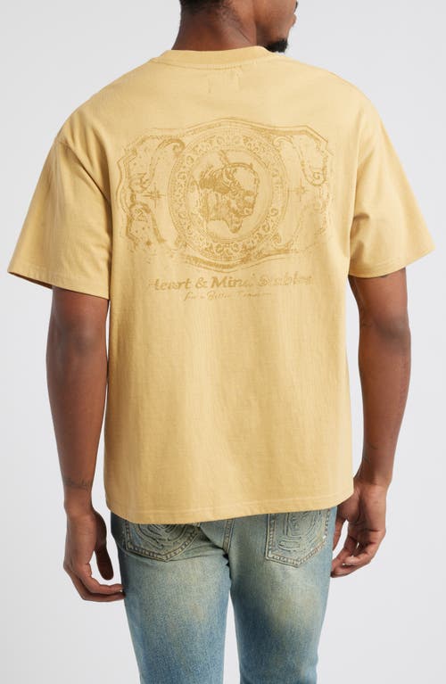 Billionaire Boys Club Ride Stable Graphic T-shirt In Curry