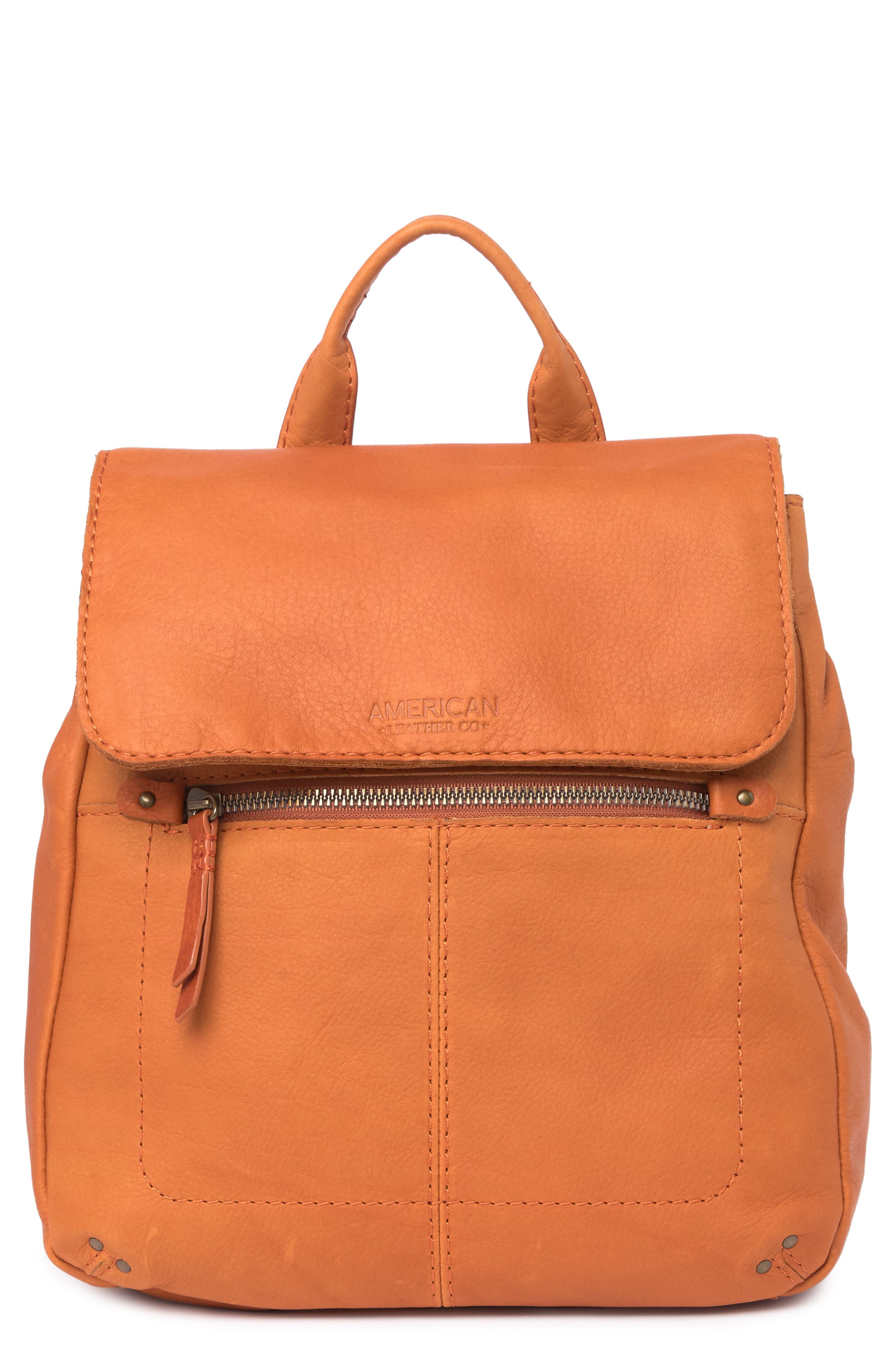 American hotsell leather backpack