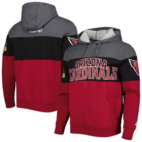 Men's Champion Red Louisville Cardinals Athletics Logo Stack Pullover Hoodie Size: Small