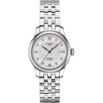 Tissot Le Locle Automatic Diamond Bracelet Watch, 2m