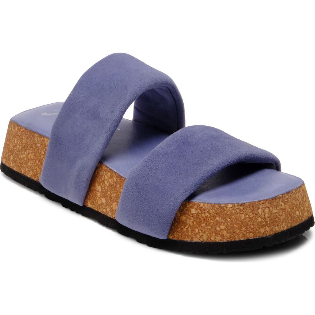Shop Free People Fairmont Platform Slide Sandal In Seascape