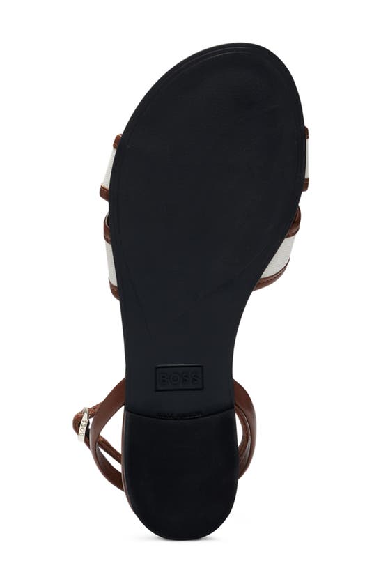 Hugo Boss Millie Sandal In Rust