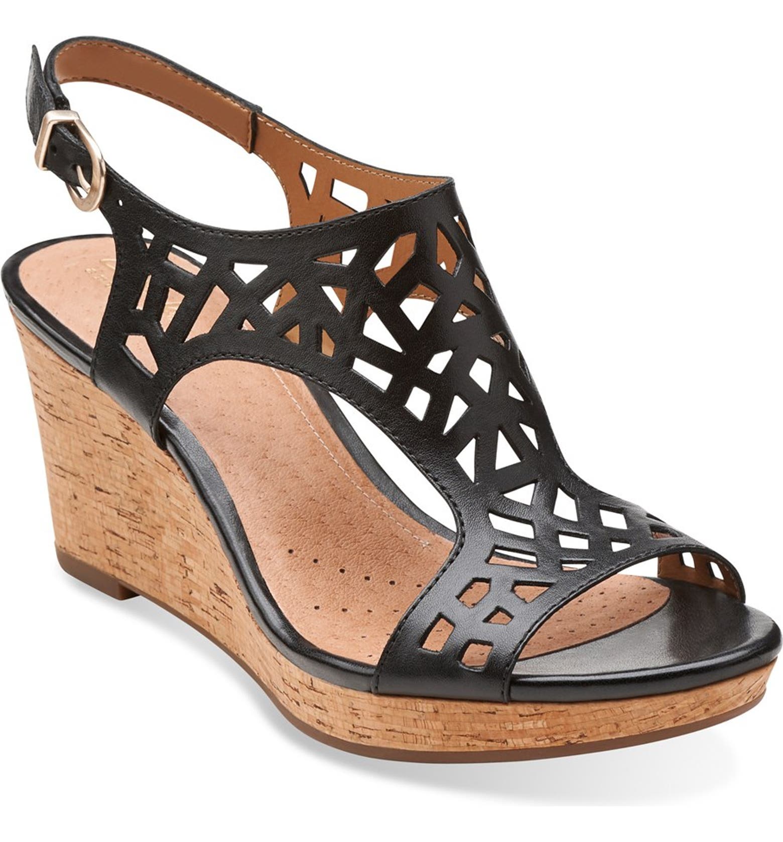 Clarks® 'Palmdale Sands' Wedge Sandal (Women) | Nordstrom