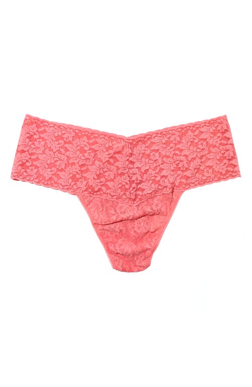 Retro Thong in Guava Pink