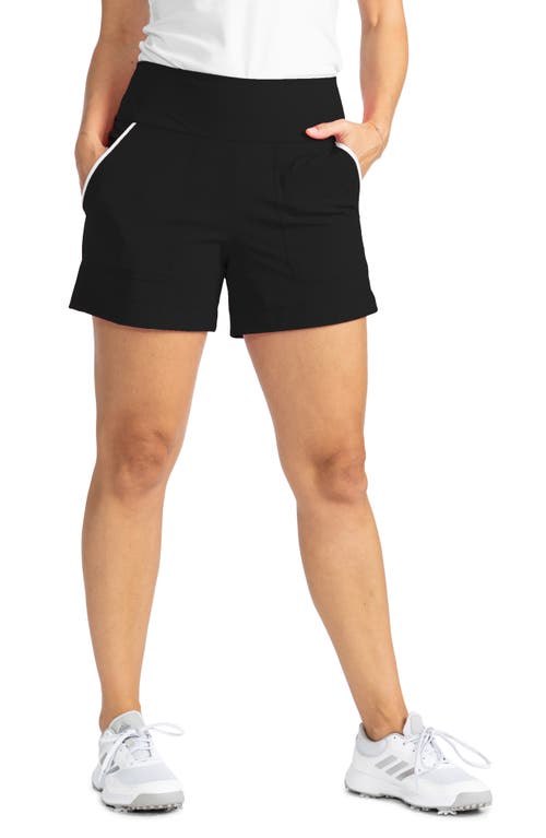 Carry My Cargo Golf Shorts in Black/White