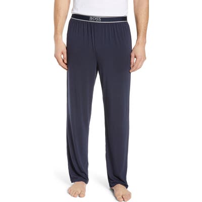 Boss Micromodal Pajama Pants, Blue