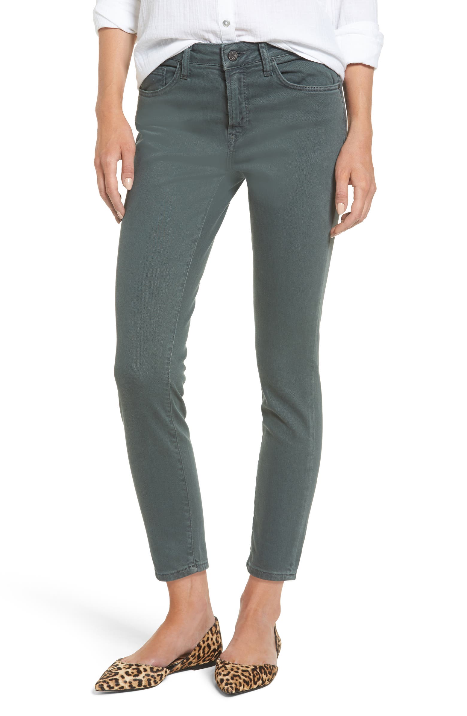 Mavi Jeans Tess Colored Skinny Crop Jeans | Nordstrom