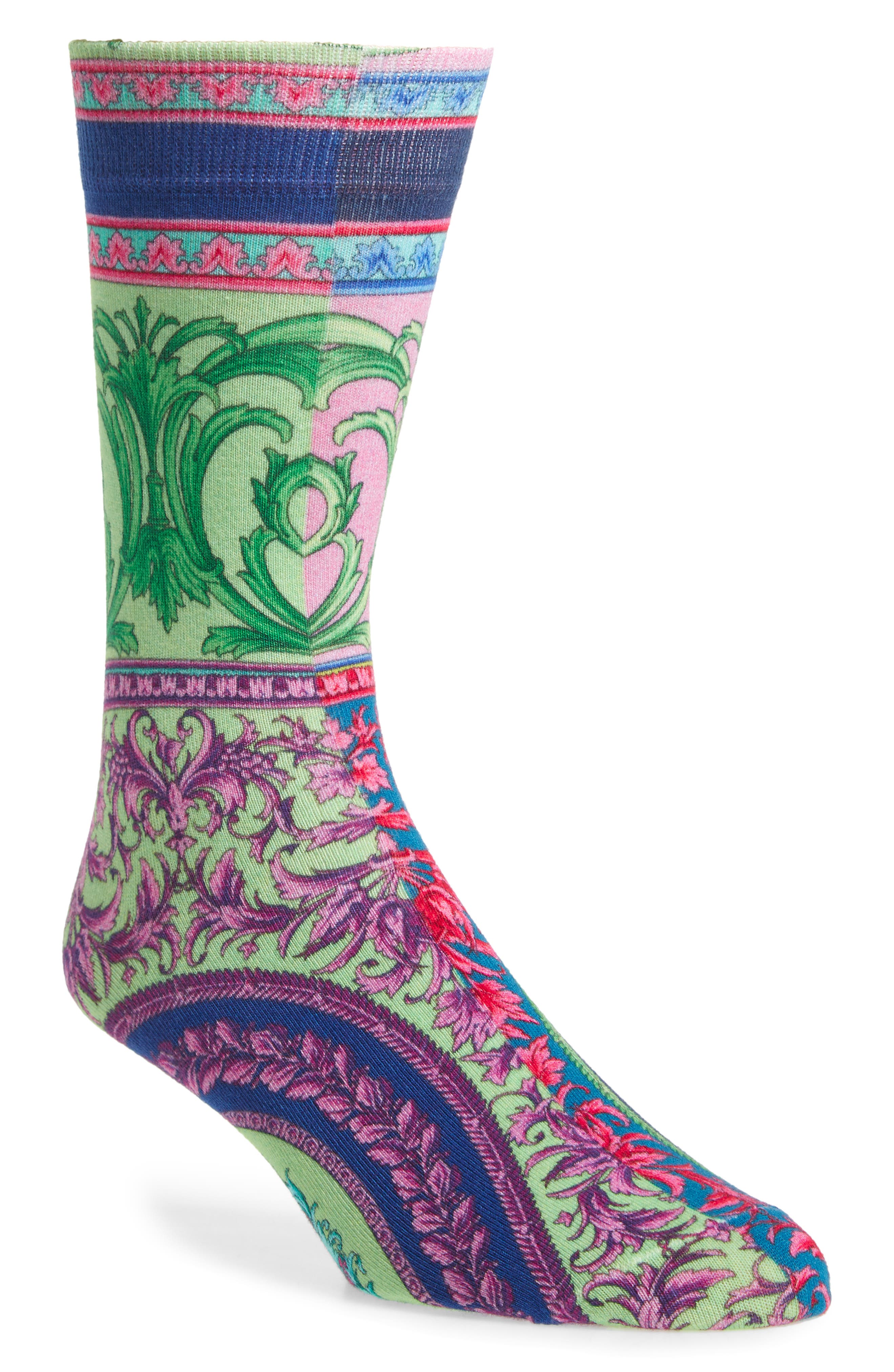 versace baroque sock sneakers