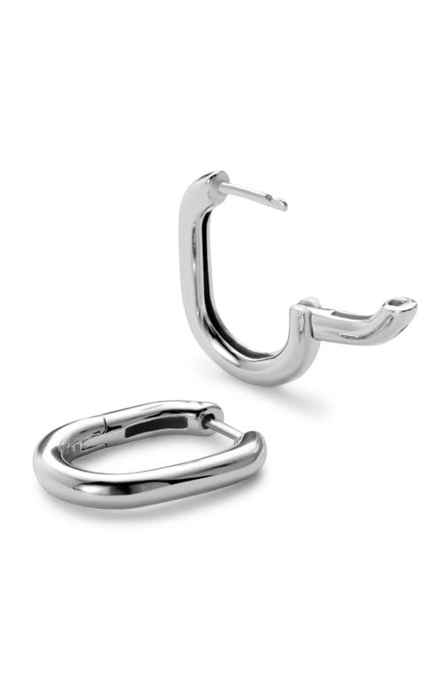 Shop Ana Luisa Gold Hoop Earrings In Silver