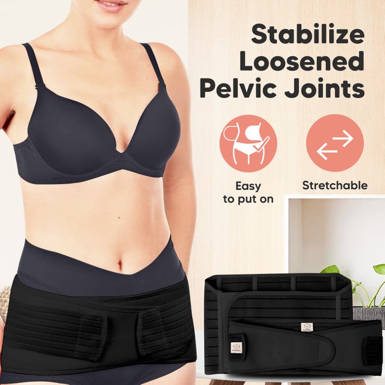 Shop Keababies Revive 3-in-1 Postpartum Recovery Support Belt In Midnight Black