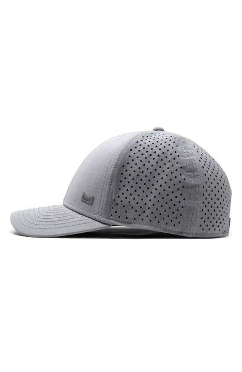 Melin A-game Icon Hydro Performance Snapback Hat In Heather Grey