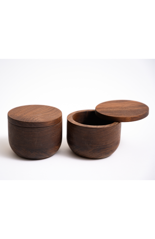 Chechen Wood Design Kambur Spice Cellar In Natural Walnut