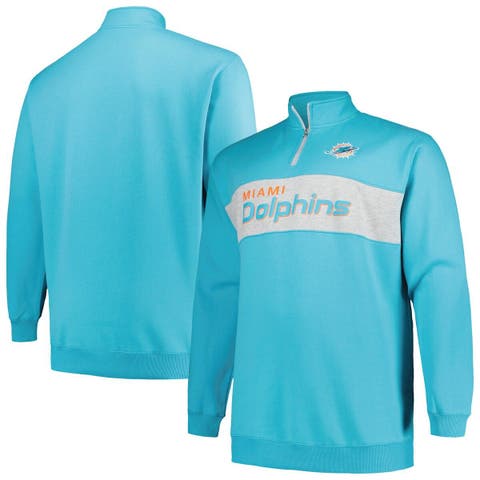 Outerstuff Men's Teal Jacksonville Jaguars Combine Authentic Raglan Quarter-Zip Top Size: Large