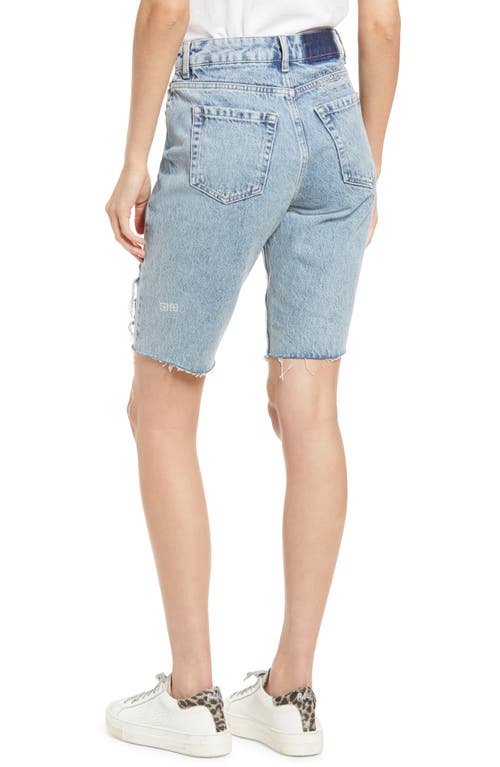 KSUBI KSUBI APP LAYE OVERKAST RIPPED CUTOFF DENIM SHORTS 