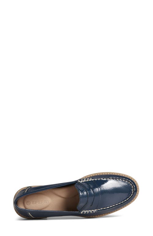 Shop Sperry Top-sider® Seaport Embossed Penny Loafer In Navy