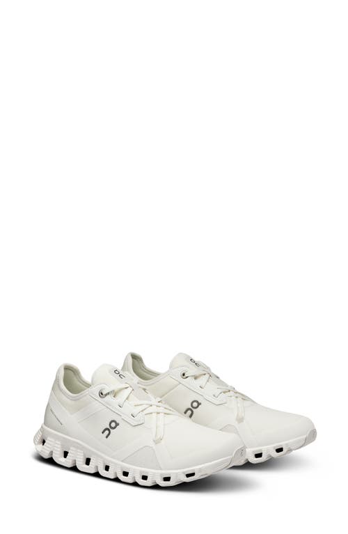 On Cloud X 3 Ad Hybrid Training Shoe In Undyed White/white