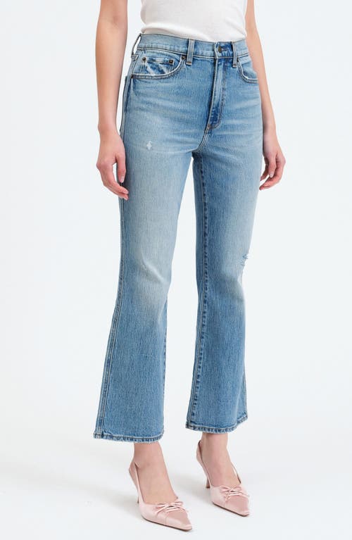 DAZE DAZE SOHO HIGH WAIST ANKLE FLARE JEANS