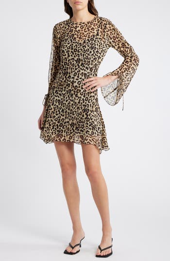 Animal print mini dress shops