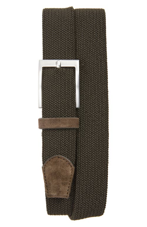 Shop To Boot New York Woven Elastic Belt In Dark Green