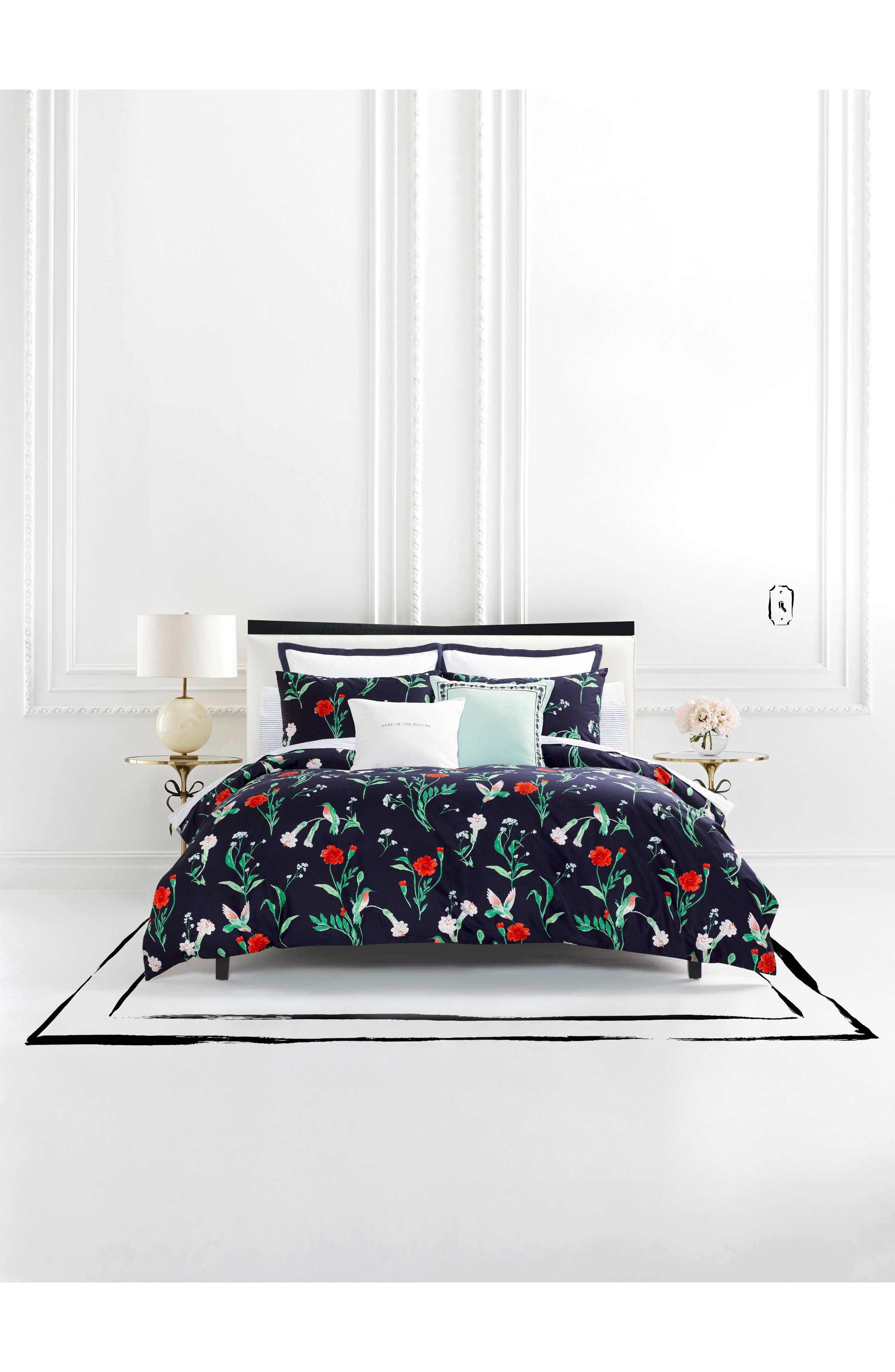 kate spade new york hummingbird comforter & sham set