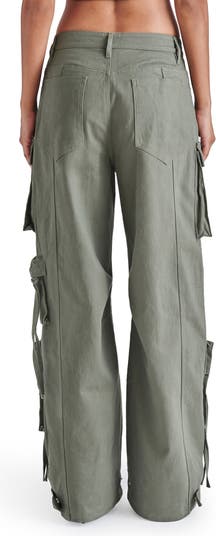 Steve Madden Duo Wide Leg Cargo Pants