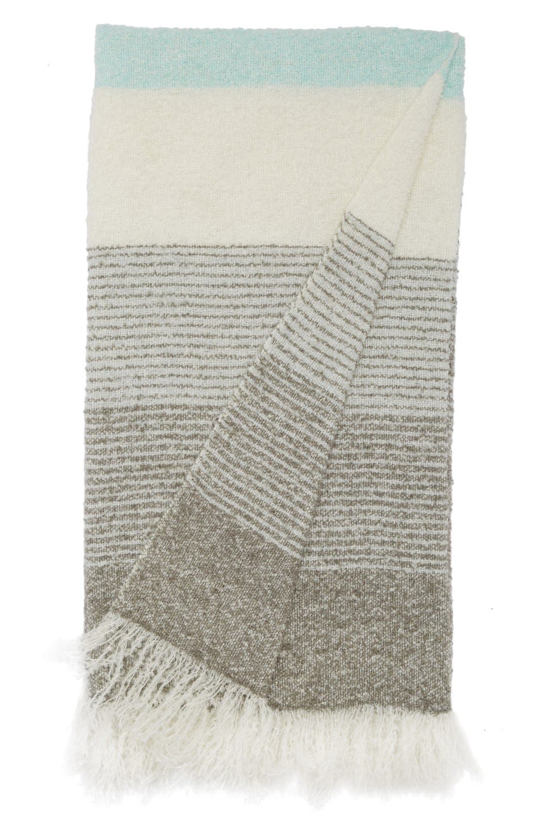 Nordstrom at Home Variegated Stripe Throw Blanket Nordstrom