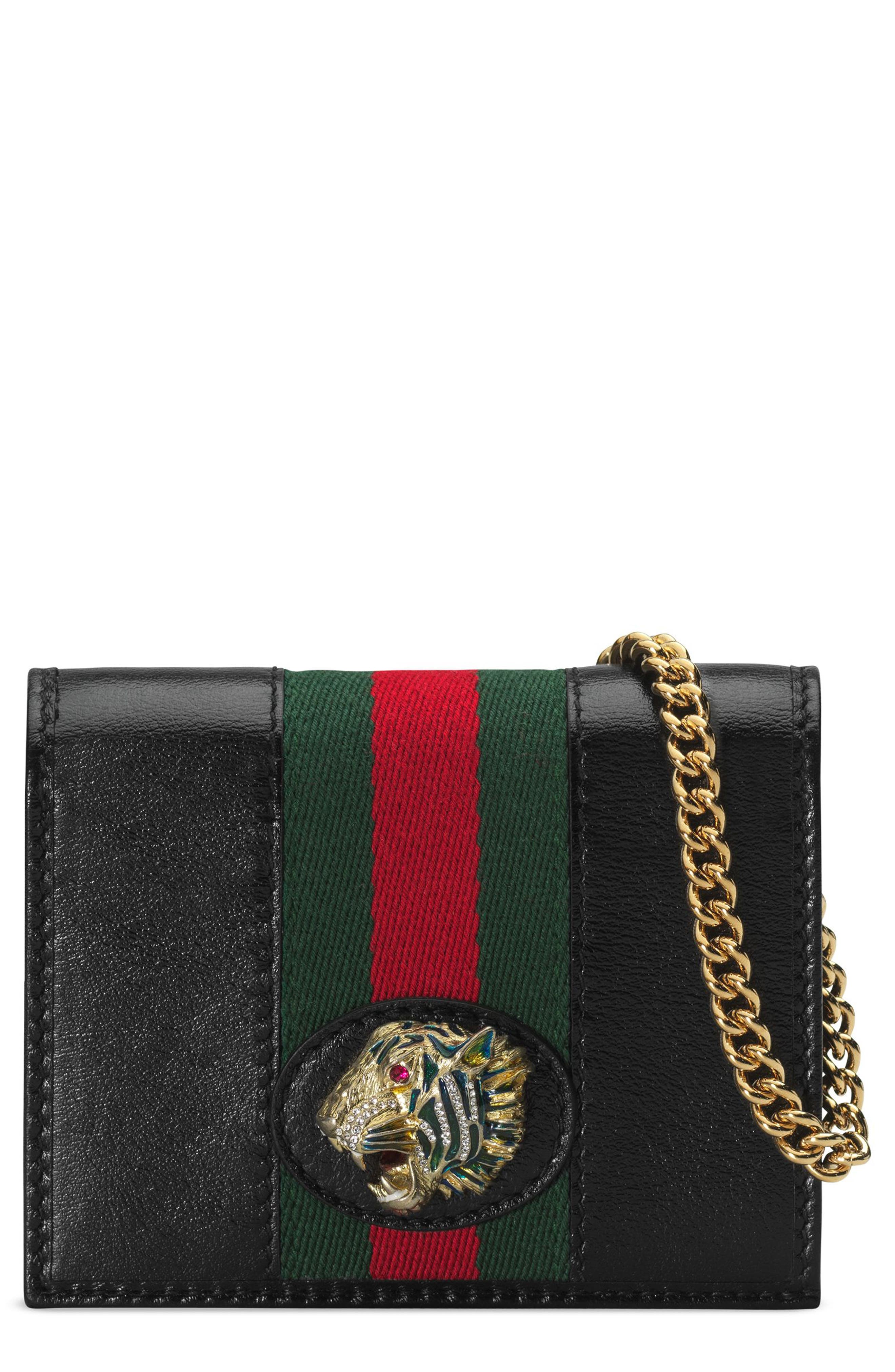 gucci rajah card case