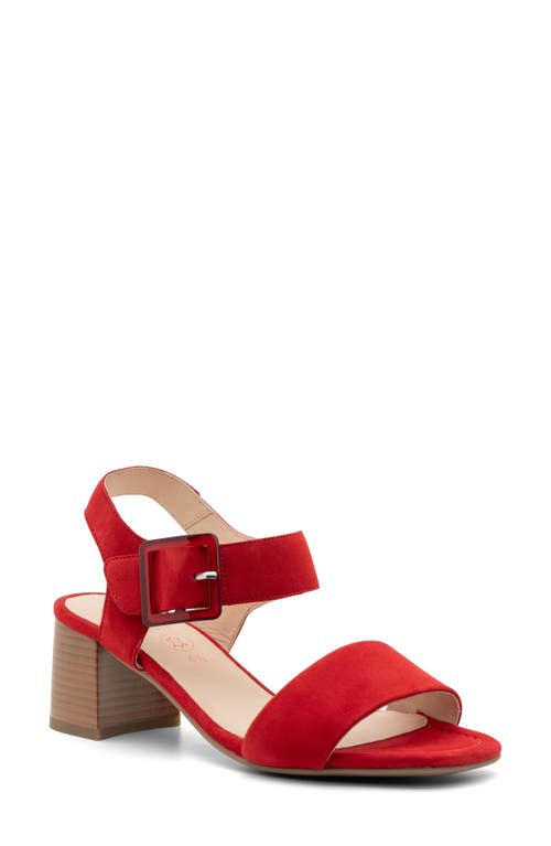 ara Bethel Ankle Strap Sandal Red at Nordstrom,