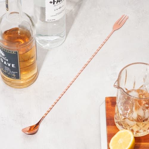 Viski Trident Bar Spoon In Summit