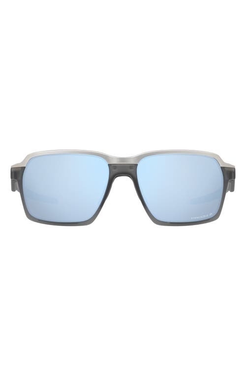 Oakley Parley 58mm Prizm Polarized Rectangular Sunglasses in Grey at Nordstrom