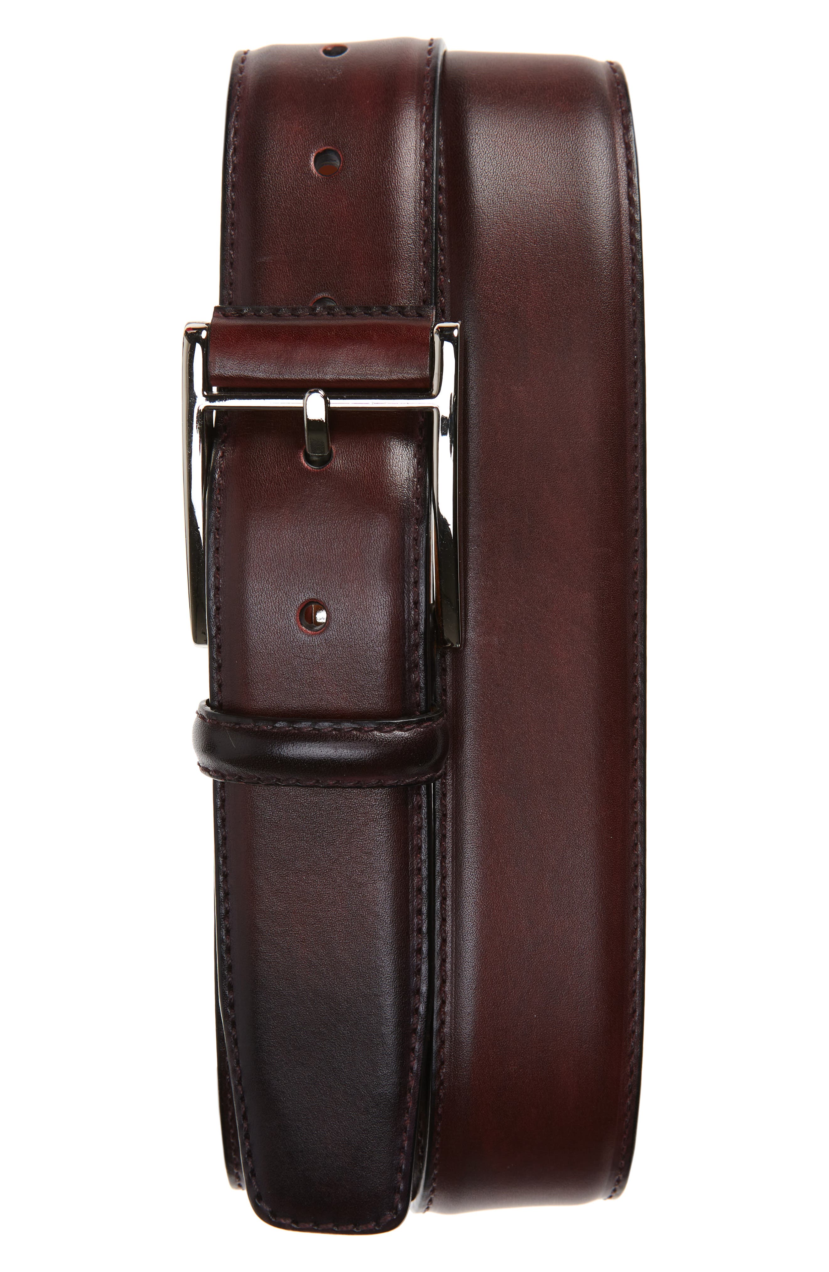 magnanni carbon cognac belt