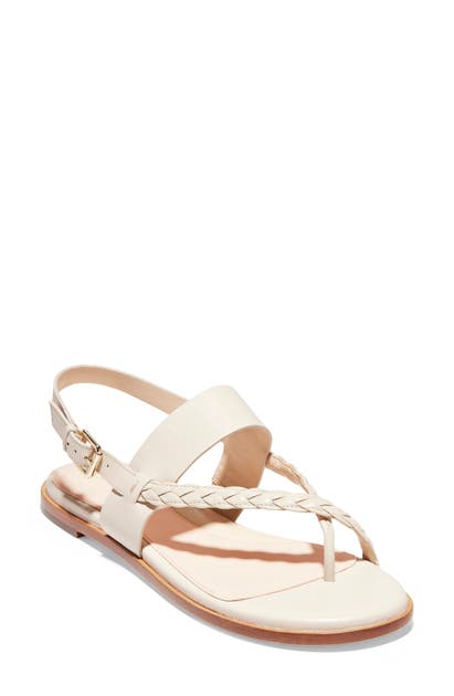 Cole Haan Anica Sandal In Pumice Stone Leather