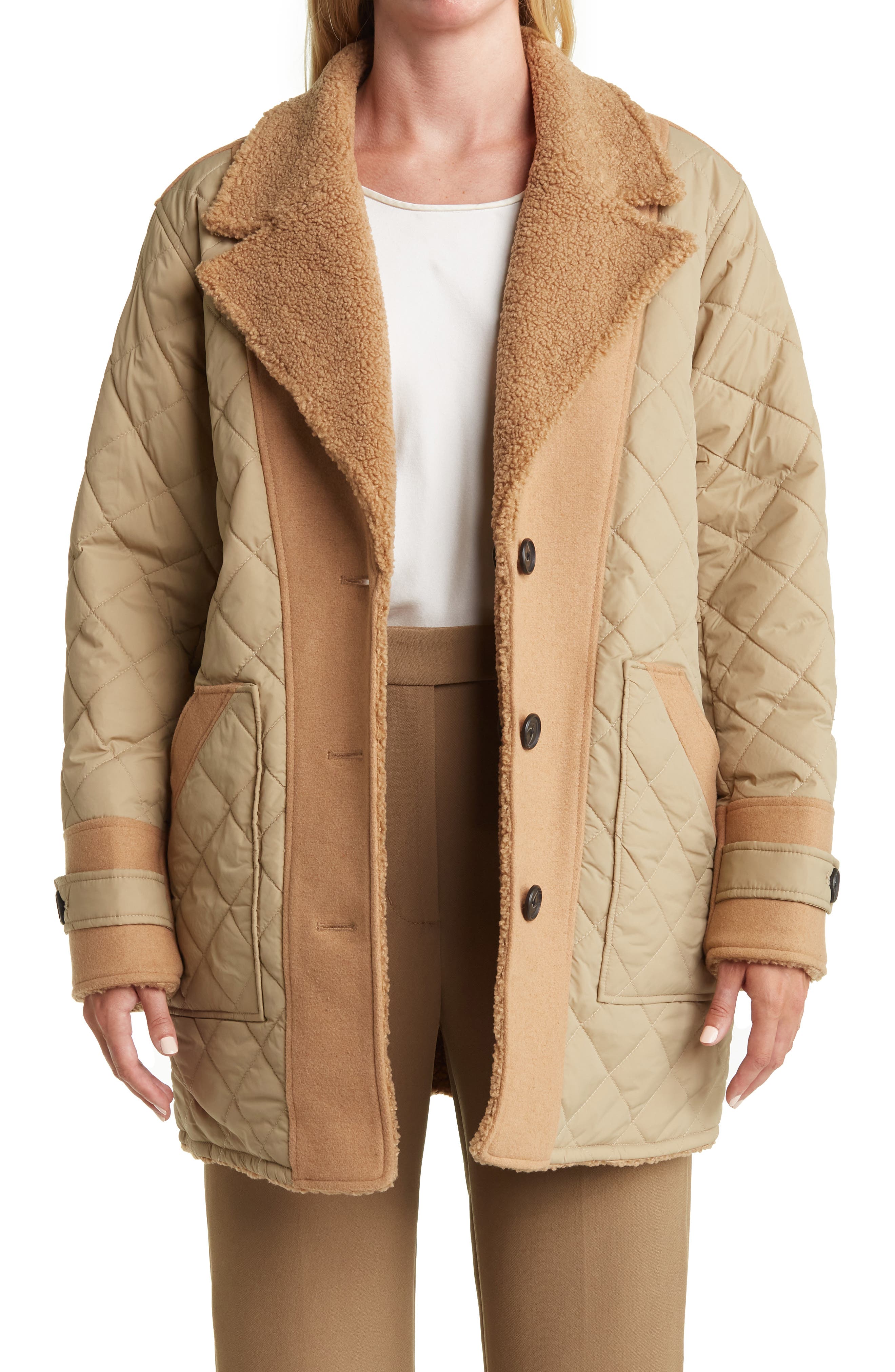 sherpa jacket women's nordstrom rack