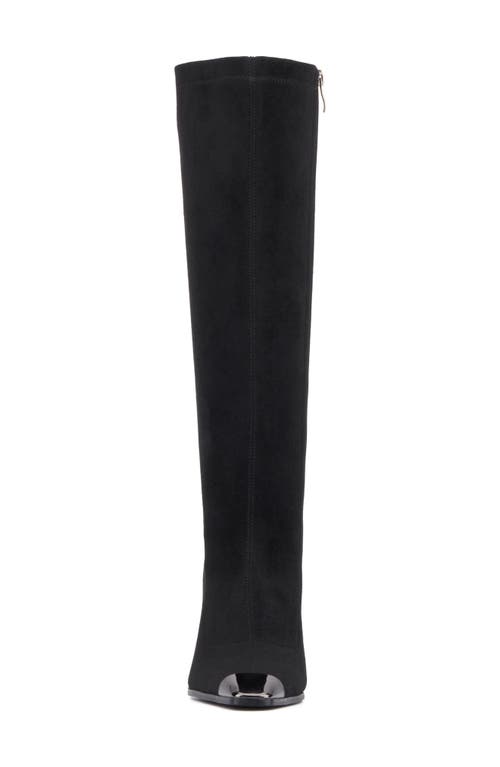 Torgeis Mixed Media Tall Boot In Black
