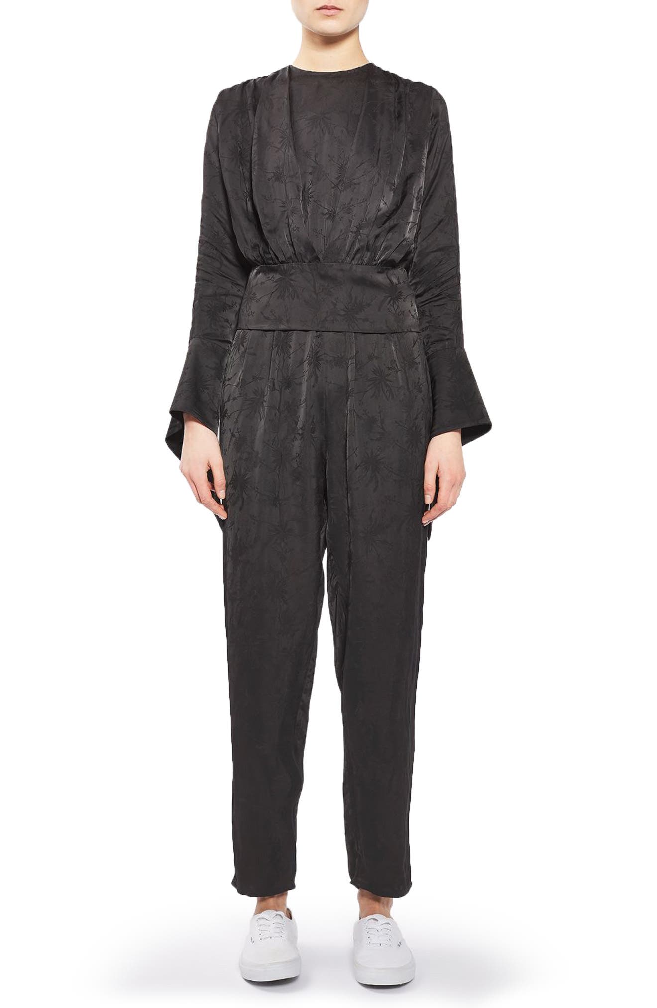 topshop jacquard jumpsuit