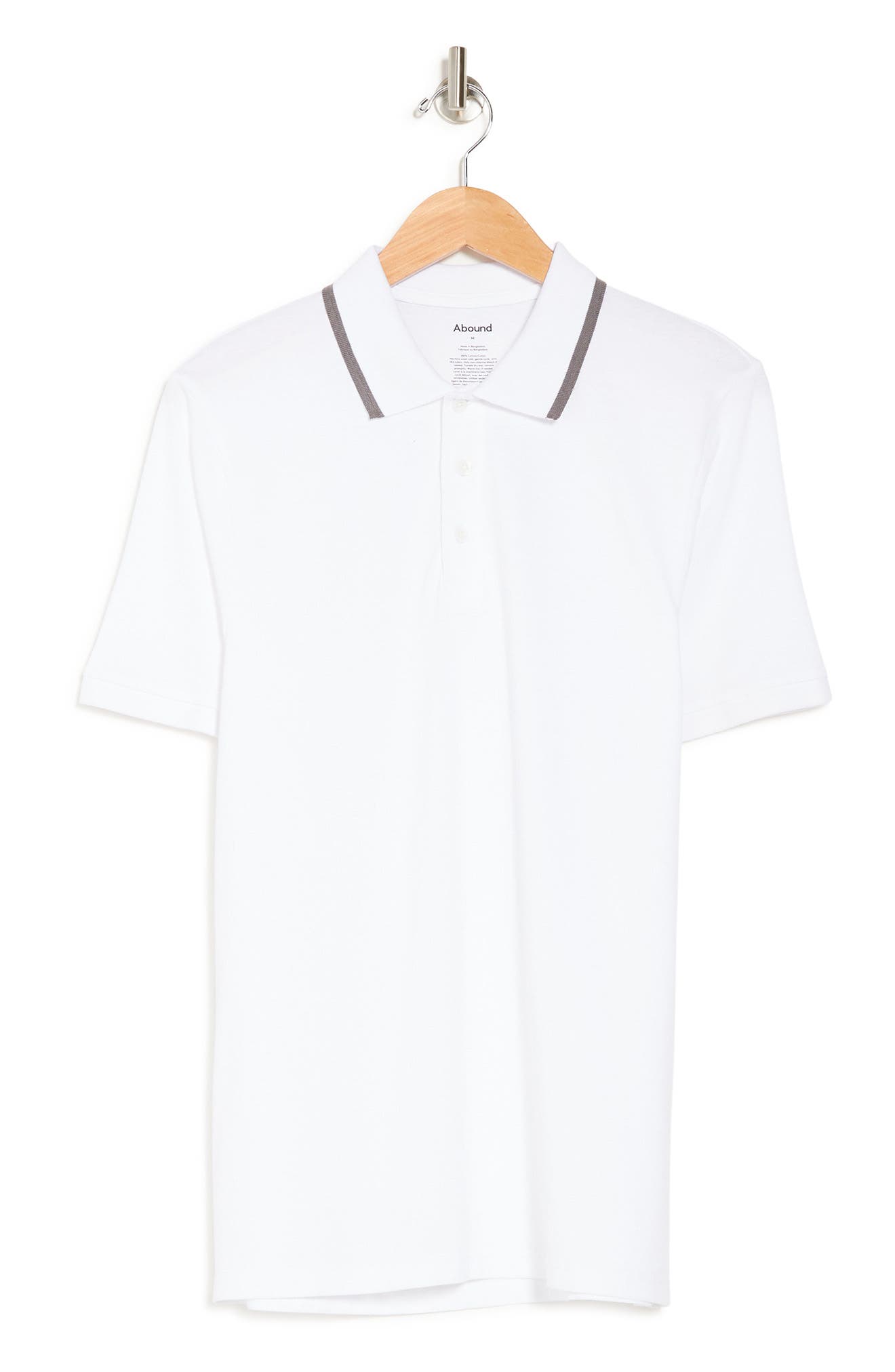 Abound Short Sleeve Polo Shirt In White