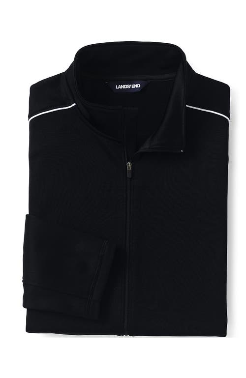 Shop Lands' End School Uniform  Active Track Jacket In Black