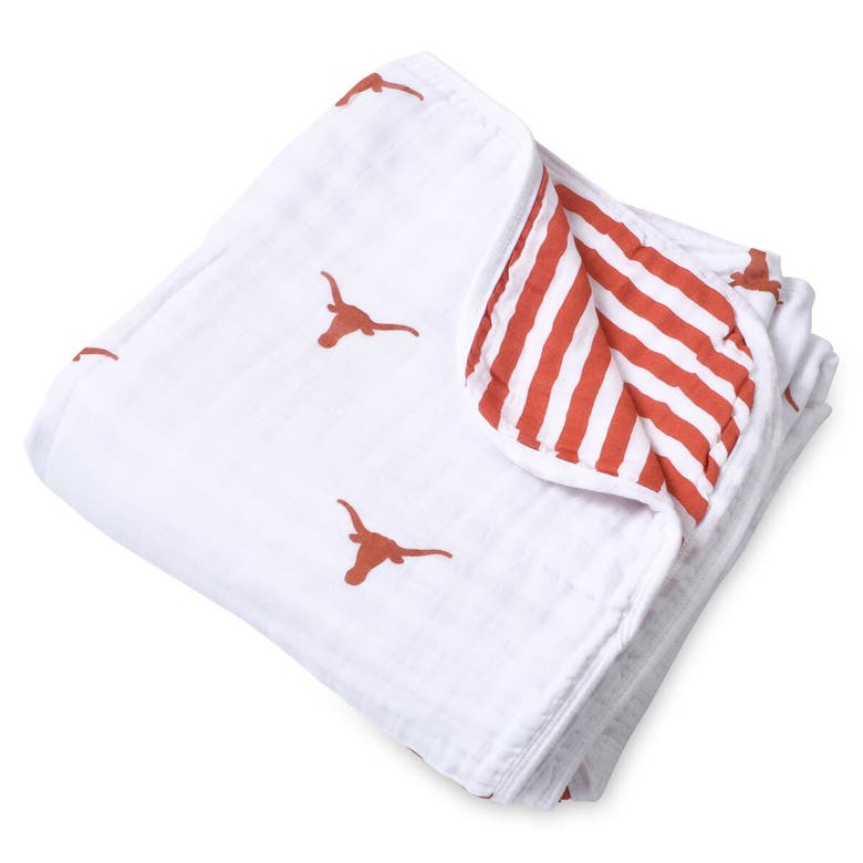Shop Three Little Anchors Infant  Texas Longhorns 47" X 47" Muslin 4-layer Blanket In White