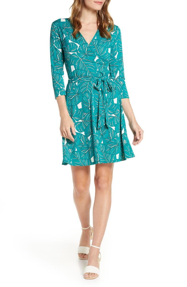 Leota Print Jersey Faux Wrap Dress | Nordstrom