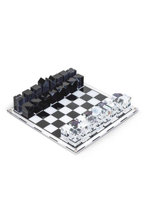 Bey-Berk Acrylic Chess Set in Multi Color at Nordstrom