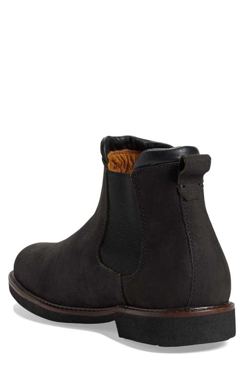 Marc Joseph New York Austin Chelsea Boot In Black Washed Grainy