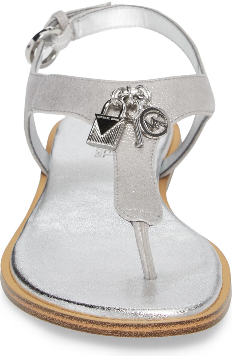 MICHAEL Michael Kors Suki T-Strap Charm Sandal, Alternate, color, 