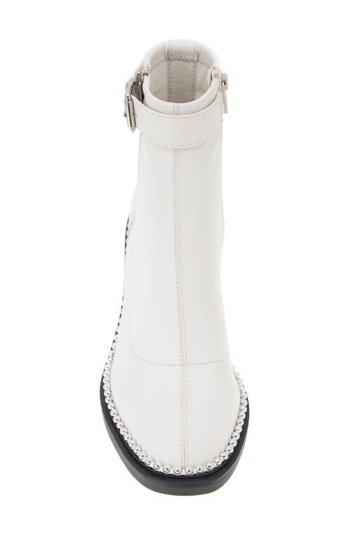 Shop Bcbg Braxi Studded Bootie In Porcelain