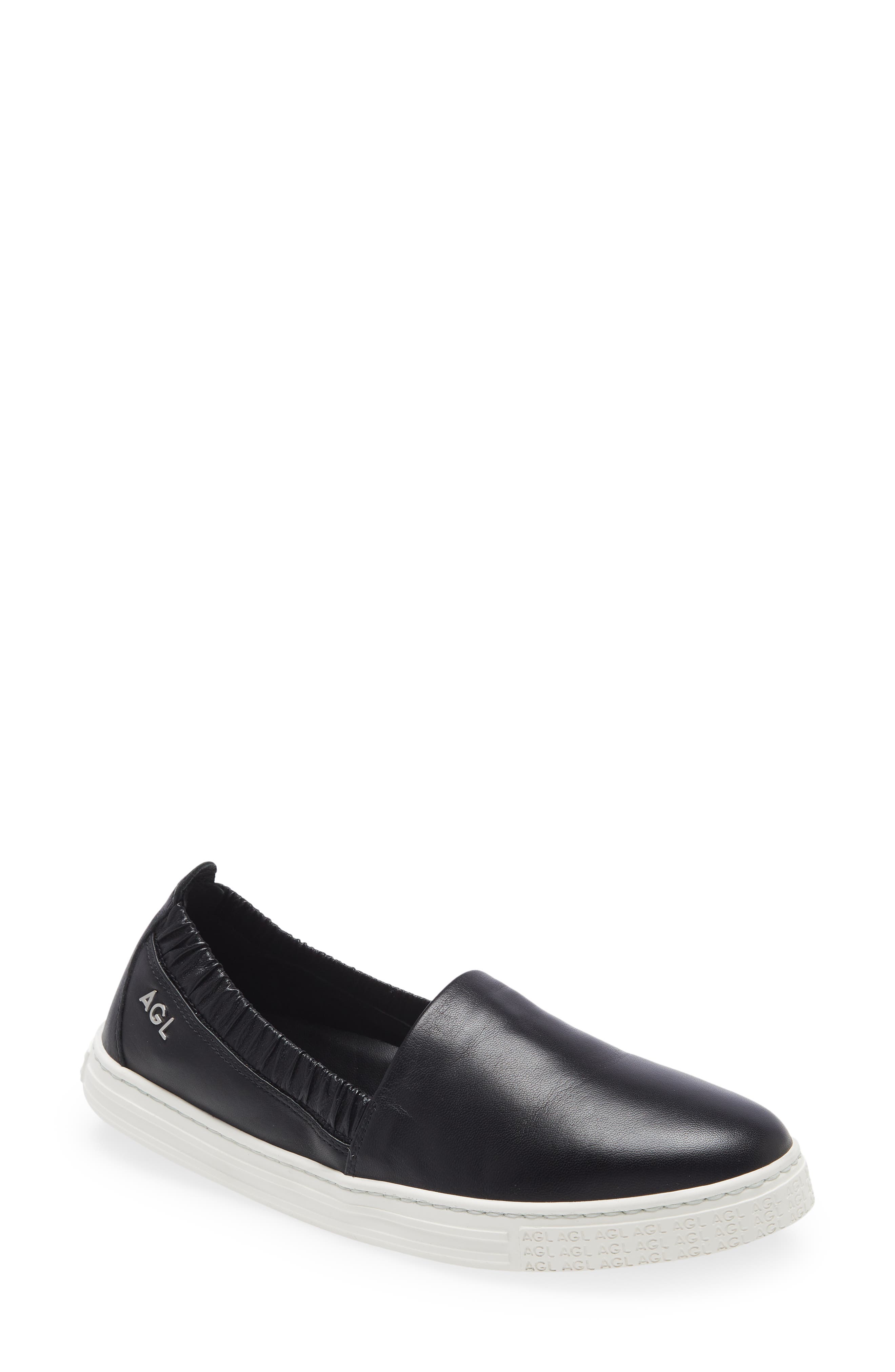 patent leather slip on sneakers