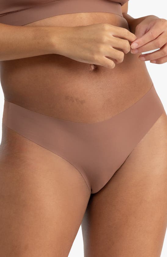 Shop Uwila Warrior Better Briefs Thong In Toffee