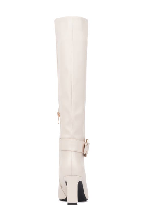 Torgeis Tall Belt Boot In Beige