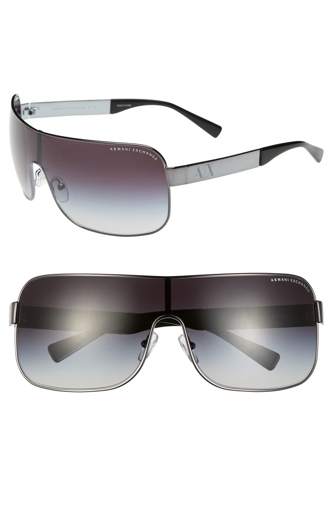 armani exchange shield sunglasses