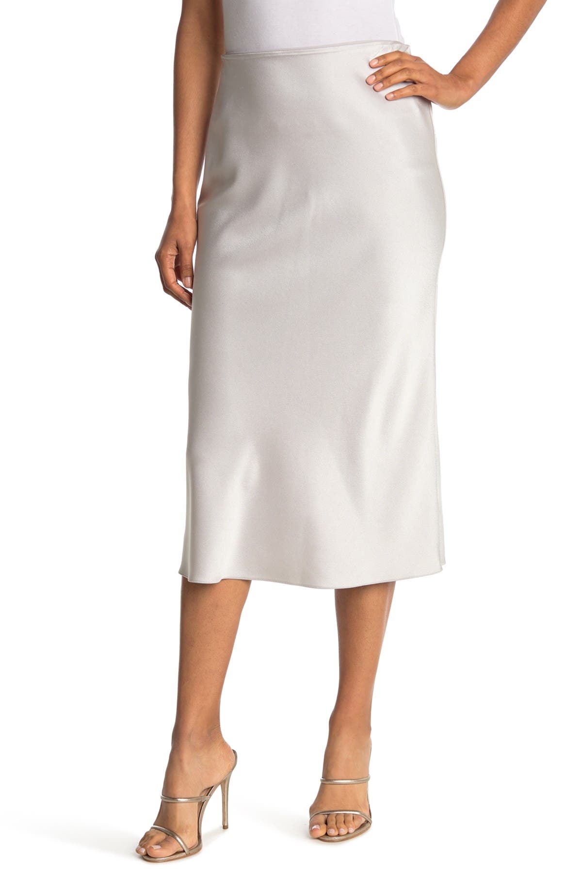 mid length satin skirts near me