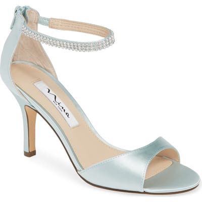 Nina Volanda Ankle Strap Sandal, Green